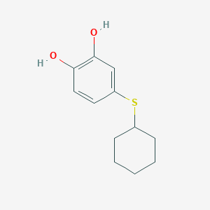 4-(Cyclohexylsulfanyl)benzene-1,2-diol