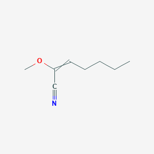 2-Methoxyhept-2-enenitrile