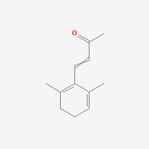 molecular formula C12H16O B14328536 4-(2,6-Dimethylcyclohexa-1,5-dien-1-yl)but-3-en-2-one CAS No. 105494-72-2