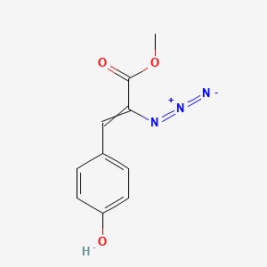 Methyl 2-azido-3-(4-hydroxyphenyl)prop-2-enoate