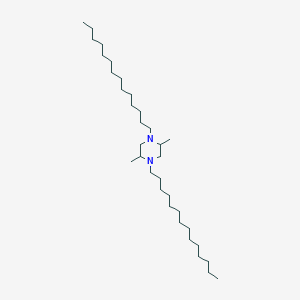 molecular formula C34H70N2 B14328642 2,5-Dimethyl-1,4-ditetradecylpiperazine CAS No. 103913-23-1