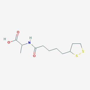 N-[5-(1,2-dithiolan-3-yl)pentanoyl]alanine