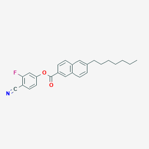 4-Cyano-3-fluorophenyl 6-heptylnaphthalene-2-carboxylate