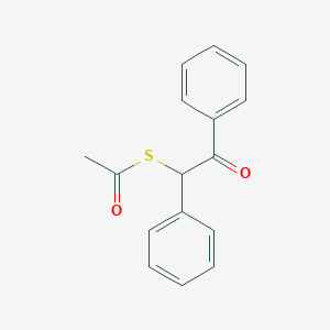 S-(2-Oxo-1,2-diphenylethyl) ethanethioate