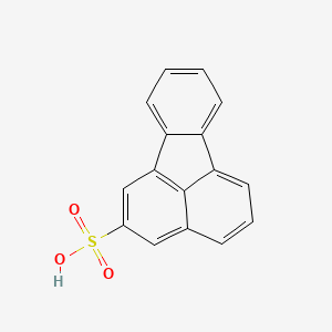 molecular formula C16H10O3S B14328748 Fluoranthene-2-sulfonic acid CAS No. 106030-07-3