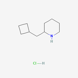 molecular formula C10H20ClN B1432881 2-(环丁基甲基)哌啶盐酸盐 CAS No. 1864056-27-8