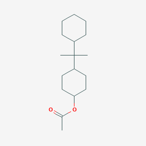 molecular formula C17H30O2 B14328831 4-(2-Cyclohexylpropan-2-yl)cyclohexyl acetate 