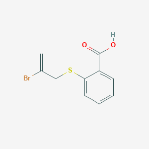 2-[(2-Bromoprop-2-en-1-yl)sulfanyl]benzoic acid