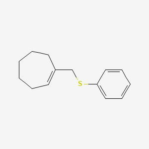 1-[(Phenylsulfanyl)methyl]cyclohept-1-ene