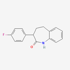 3-(4-Fluorophenyl)-1,3,4,5-tetrahydro-2H-1-benzazepin-2-one