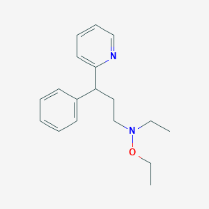 N-ethoxy-N-ethyl-3-phenyl-3-pyridin-2-ylpropan-1-amine