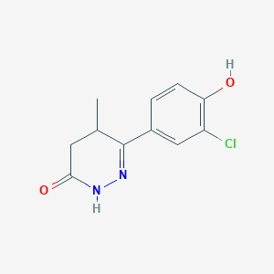 6-(3-Chloro-4-oxocyclohexa-2,5-dien-1-ylidene)-5-methyltetrahydropyridazin-3(2H)-one