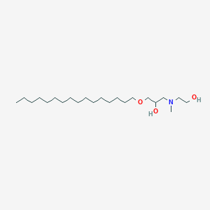 1-(Hexadecyloxy)-3-[(2-hydroxyethyl)(methyl)amino]propan-2-ol