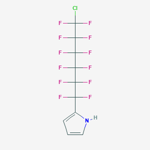 2-(6-Chloro-1,1,2,2,3,3,4,4,5,5,6,6-dodecafluorohexyl)-1H-pyrrole