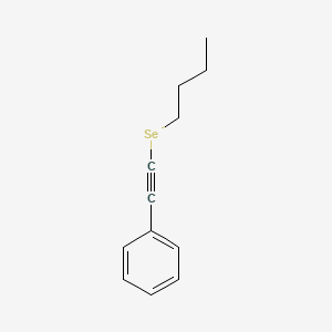 [(Butylselanyl)ethynyl]benzene