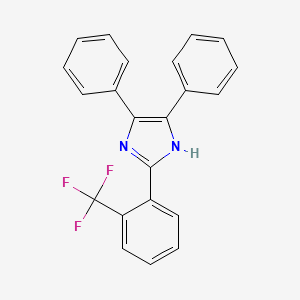 4,5-Diphenyl-2-[2-(trifluoromethyl)phenyl]-1H-imidazole