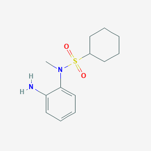 N-(2-Aminophenyl)-N-methylcyclohexanesulfonamide