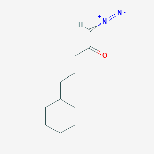 5-Cyclohexyl-1-diazoniopent-1-en-2-olate