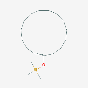 molecular formula C18H36OSi B14328963 [(Cyclopentadec-1-en-1-yl)oxy](trimethyl)silane CAS No. 104281-50-7