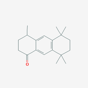 4,5,5,8,8-Pentamethyl-3,4,5,6,7,8-hexahydroanthracen-1(2H)-one