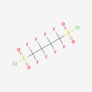 molecular formula C4Cl2F8O4S2 B14328974 1,4-Butanedisulfonyl dichloride, 1,1,2,2,3,3,4,4-octafluoro- CAS No. 105214-13-9