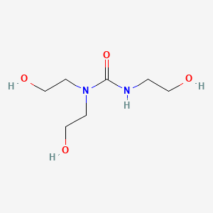 molecular formula C7H16N2O4 B14328990 Urea, tris(2-hydroxyethyl)- CAS No. 97271-72-2