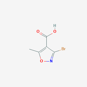 B143290 3-Bromo-5-methylisoxazole-4-carboxylic acid CAS No. 130742-22-2