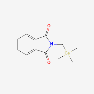 molecular formula C12H15GeNO2 B14329024 2-[(Trimethylgermyl)methyl]-1H-isoindole-1,3(2H)-dione CAS No. 111660-05-0