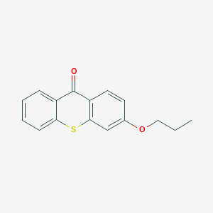 molecular formula C16H14O2S B14329031 3-Propoxy-9H-thioxanthen-9-one CAS No. 106221-18-5