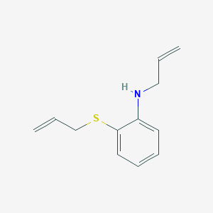 Benzenamine, N-2-propenyl-2-(2-propenylthio)-