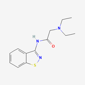 N-1,2-Benzothiazol-3-yl-N~2~,N~2~-diethylglycinamide