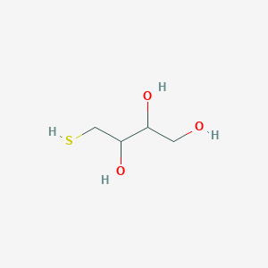 molecular formula C4H10O3S B14329119 4-Sulfanylbutane-1,2,3-triol CAS No. 98026-22-3