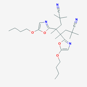 Octanedinitrile, 4,5-bis(5-butoxy-2-oxazolyl)-2,2,4,5,7,7-hexamethyl-