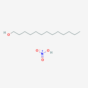 molecular formula C13H29NO4 B14329178 Nitric acid;tridecan-1-ol CAS No. 105415-80-3