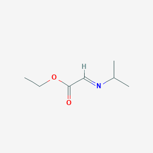 Ethyl (2E)-[(propan-2-yl)imino]acetate