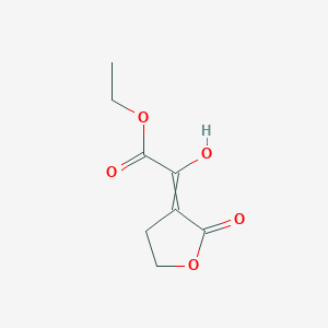 Ethyl hydroxy(2-oxooxolan-3-ylidene)acetate