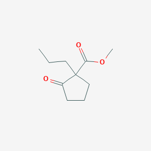 Cyclopentanecarboxylic acid, 2-oxo-1-propyl-, methyl ester