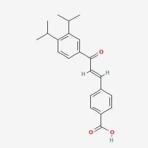 4-[(E)-3-[3,4-di(propan-2-yl)phenyl]-3-oxoprop-1-enyl]benzoic acid