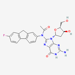 Guanosine, 8-(acetyl(7-fluoro-9h-fluoren-2-yl)amino)-2'-deoxy-