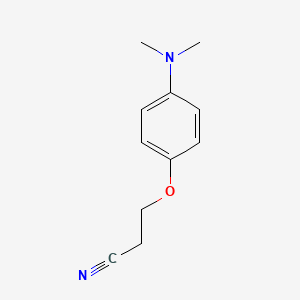 3-[4-(Dimethylamino)phenoxy]propanenitrile