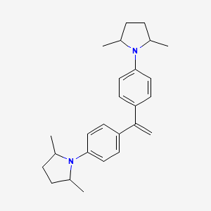 1,1'-[Ethene-1,1-diyldi(4,1-phenylene)]bis(2,5-dimethylpyrrolidine)