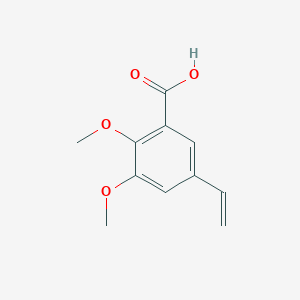 molecular formula C11H12O4 B14329391 5-Ethenyl-2,3-dimethoxybenzoic acid CAS No. 110582-82-6