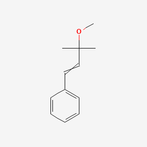 (3-Methoxy-3-methylbut-1-en-1-yl)benzene