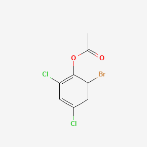 (2-Bromo-4,6-dichlorophenyl) acetate