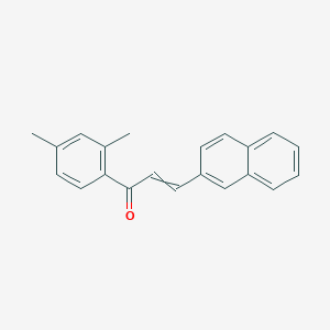 molecular formula C21H18O B14329480 1-(2,4-Dimethylphenyl)-3-(naphthalen-2-yl)prop-2-en-1-one CAS No. 111698-14-7