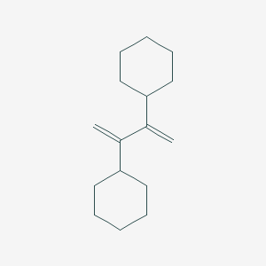 molecular formula C16H26 B14329483 1,1'-(Buta-1,3-diene-2,3-diyl)dicyclohexane CAS No. 104709-64-0