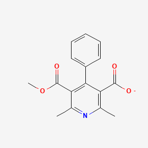 5-(Methoxycarbonyl)-2,6-dimethyl-4-phenylpyridine-3-carboxylate