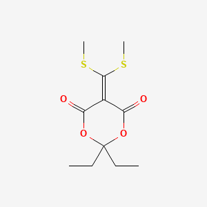 5-[Bis(methylthio)methylene]-2,2-diethyl-1,3-dioxane-4,6-dione