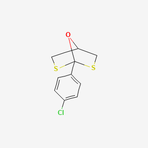 1-(4-Chlorophenyl)-7-oxa-2,6-dithiabicyclo[2.2.1]heptane