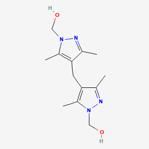 {Methylenebis[(3,5-dimethyl-1H-pyrazole-4,1-diyl)]}dimethanol